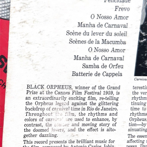 Black Orpheus Original Soundtrack; Record - Picture 5 of 6